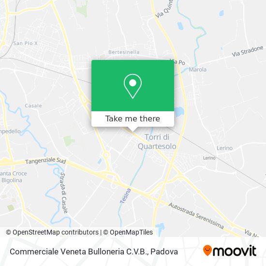 Commerciale Veneta Bulloneria C.V.B. map