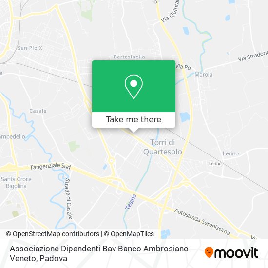 Associazione Dipendenti Bav Banco Ambrosiano Veneto map