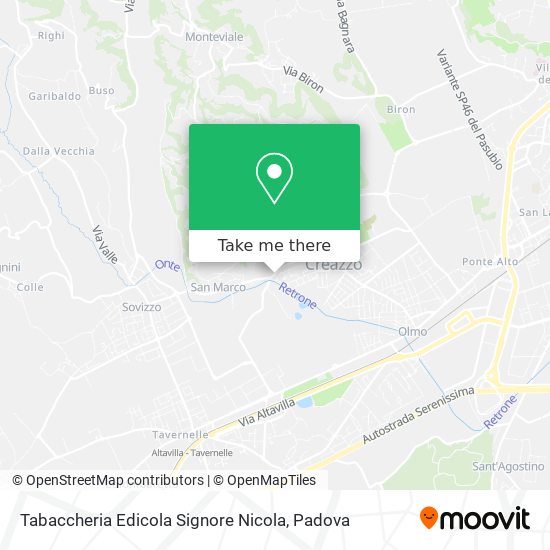 Tabaccheria Edicola Signore Nicola map