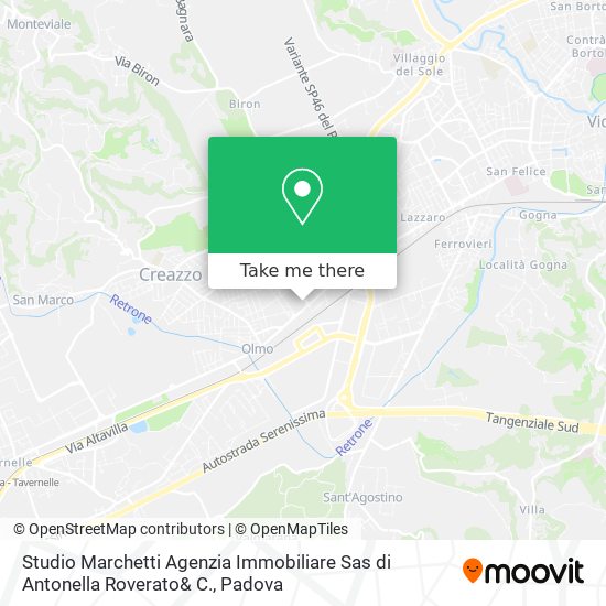 Studio Marchetti Agenzia Immobiliare Sas di Antonella Roverato& C. map