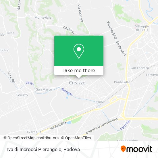 Tva di Incrocci Pierangelo map