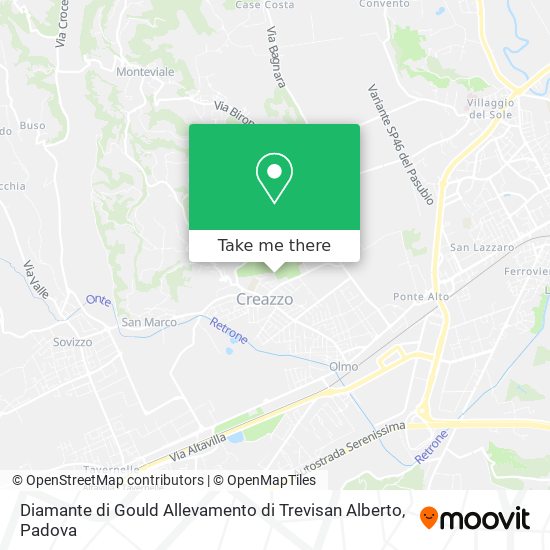 Diamante di Gould Allevamento di Trevisan Alberto map