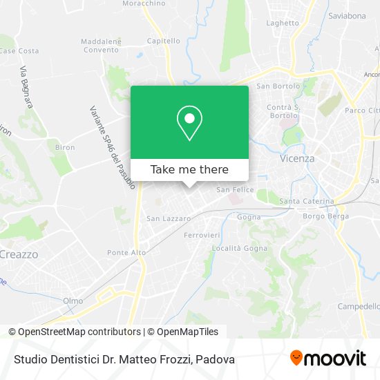 Studio Dentistici Dr. Matteo Frozzi map