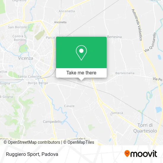 Ruggiero Sport map