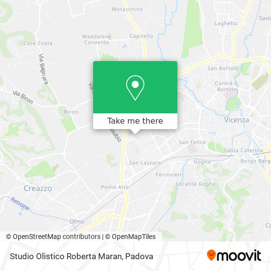 Studio Olistico Roberta Maran map