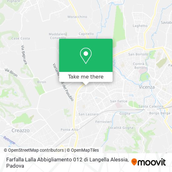 Farfalla Lalla Abbigliamento 012 di Langella Alessia map