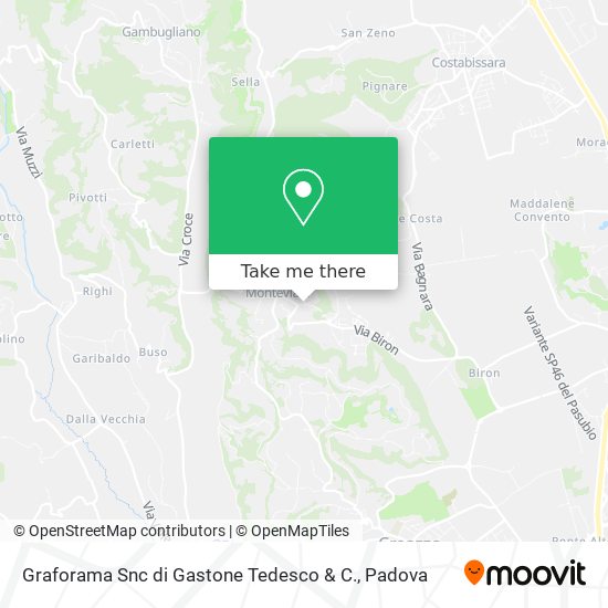 Graforama Snc di Gastone Tedesco & C. map