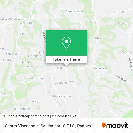 Centro Vicentino di Solidarieta'- C.E.I.S. map