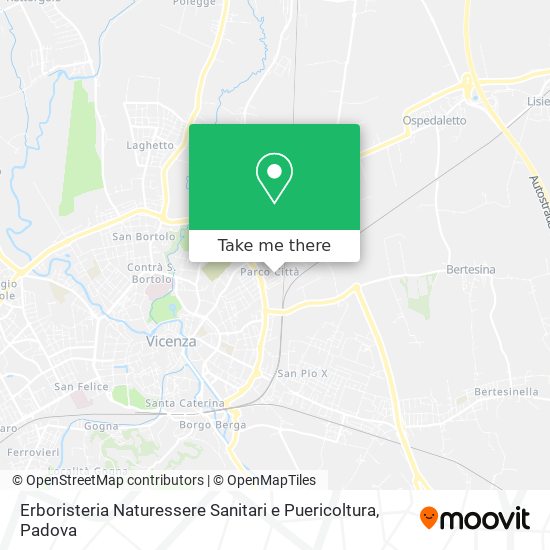 Erboristeria Naturessere Sanitari e Puericoltura map