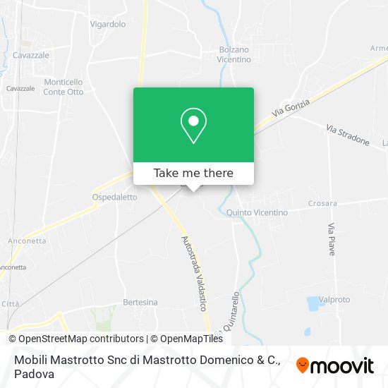 Mobili Mastrotto Snc di Mastrotto Domenico & C. map