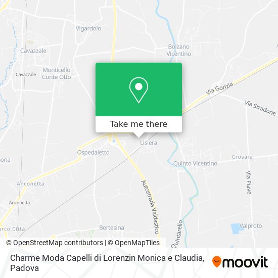 Charme Moda Capelli di Lorenzin Monica e Claudia map