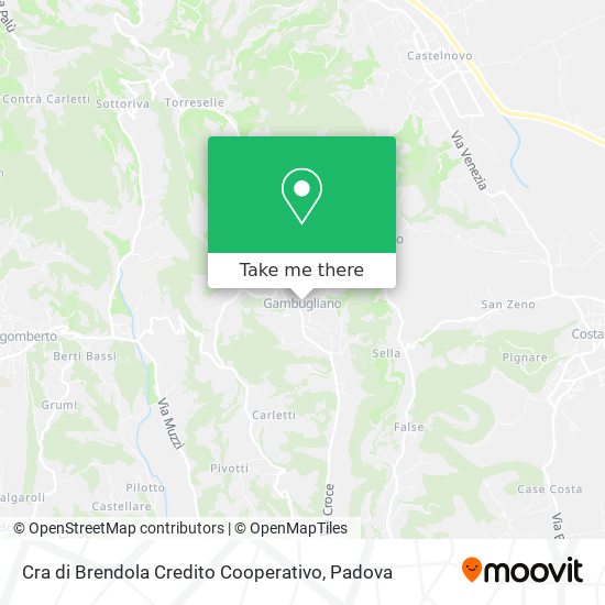 Cra di Brendola Credito Cooperativo map