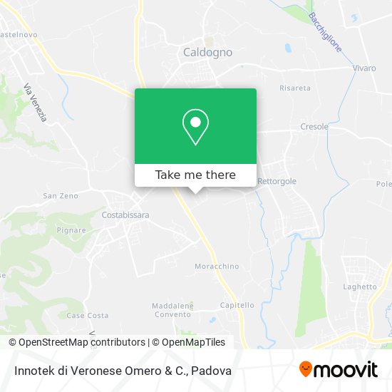 Innotek di Veronese Omero & C. map