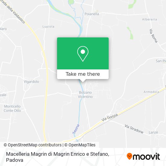 Macelleria Magrin di Magrin Enrico e Stefano map