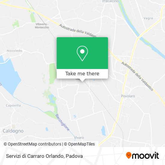 Servizi di Carraro Orlando map