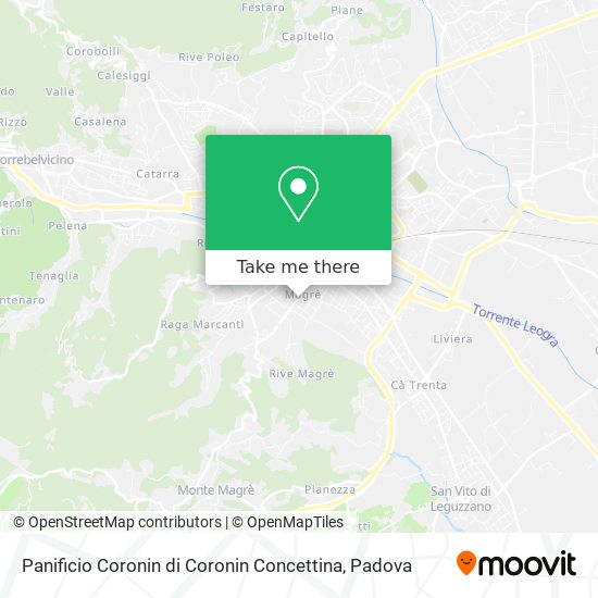 Panificio Coronin di Coronin Concettina map