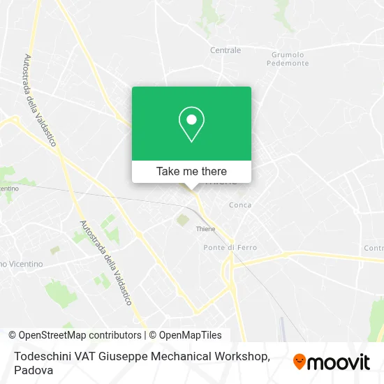 Todeschini VAT Giuseppe Mechanical Workshop map