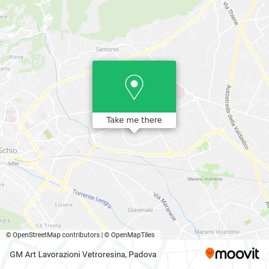 GM Art Lavorazioni Vetroresina map