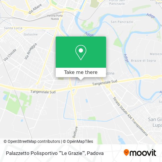 Palazzetto Polisportivo  ""Le Grazie"" map
