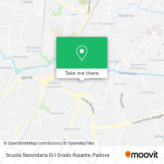 Scuola Secondaria Di I Grado Ruzante map