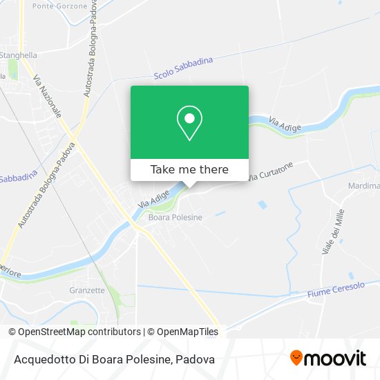 Acquedotto Di Boara Polesine map