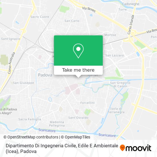 Dipartimento Di Ingegneria Civile, Edile E Ambientale (Icea) map
