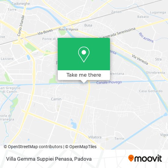 Villa Gemma Suppiei Penasa map