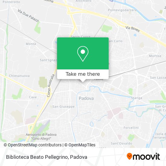 Biblioteca Beato Pellegrino map