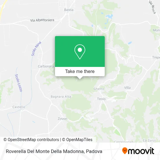 Roverella Del Monte Della Madonna map