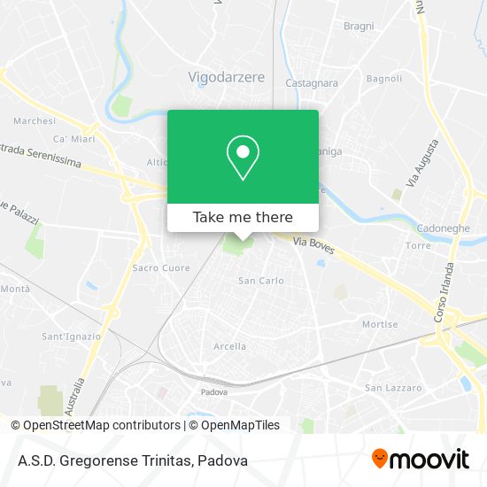 A.S.D. Gregorense Trinitas map