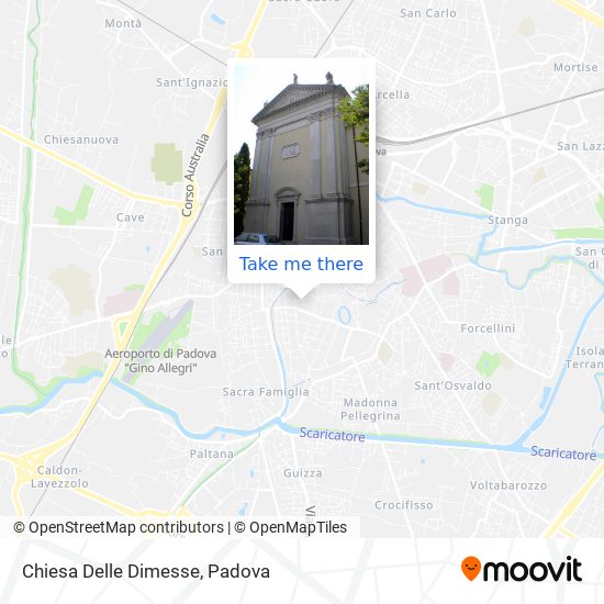 Chiesa Delle Dimesse map