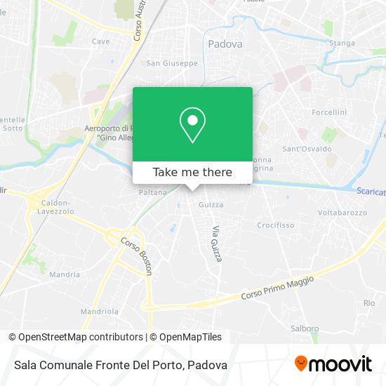 Sala Comunale Fronte Del Porto map