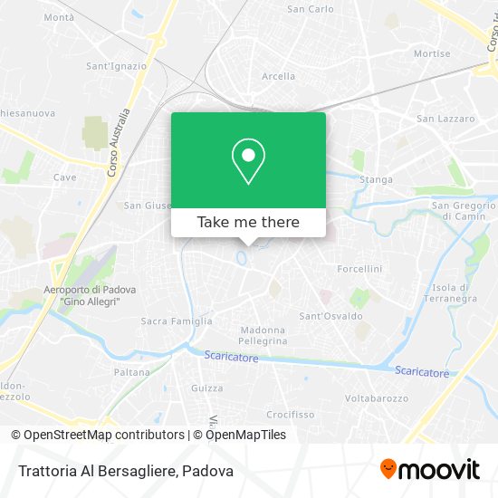 Trattoria Al Bersagliere map