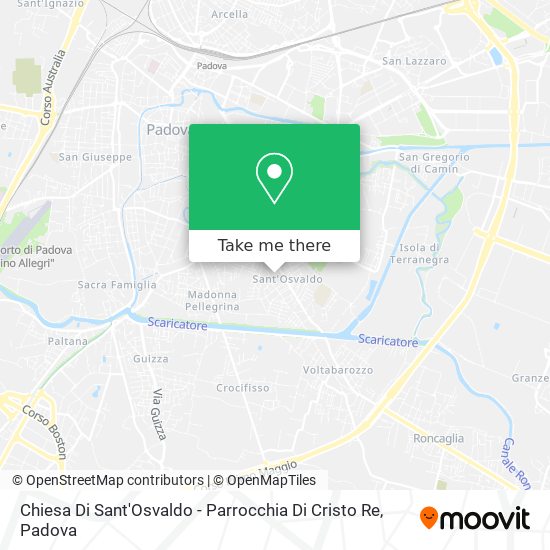 Chiesa Di Sant'Osvaldo - Parrocchia Di Cristo Re map