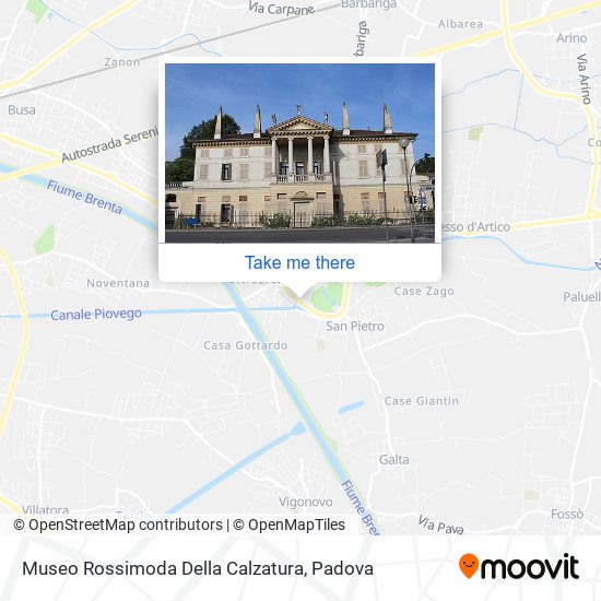 Museo Rossimoda Della Calzatura map