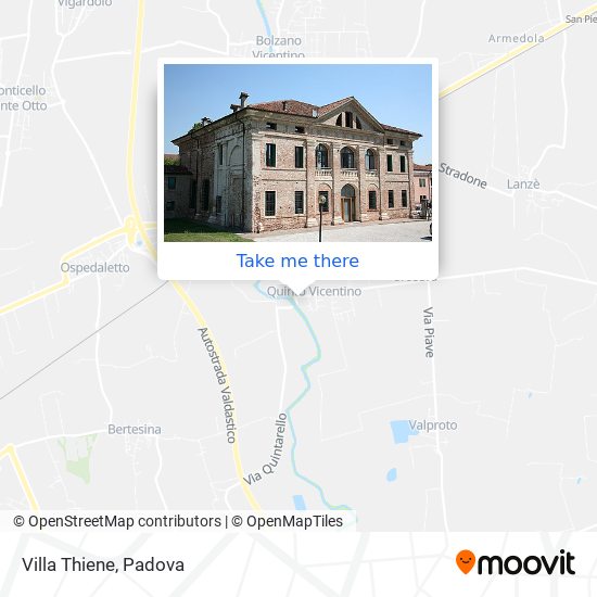 Villa Thiene map