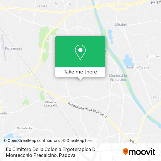 Ex Cimitero Della Colonia Ergoterapica Di Montecchio Precalcino map