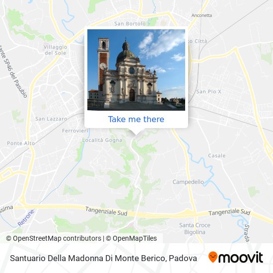Santuario Della Madonna Di Monte Berico map