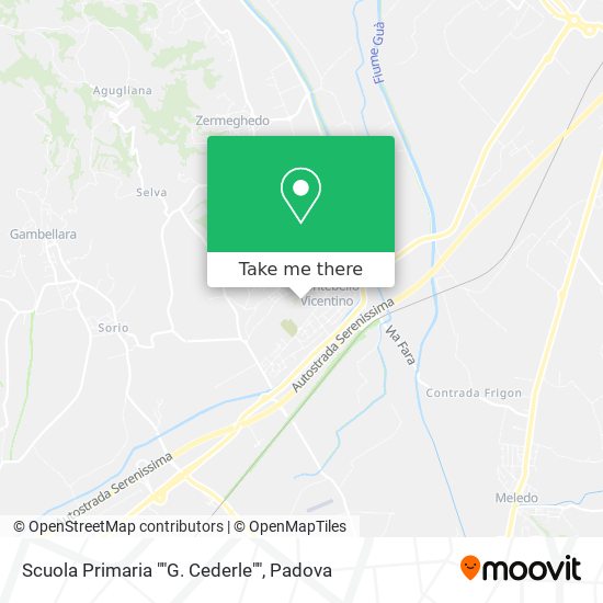 Scuola Primaria ""G. Cederle"" map