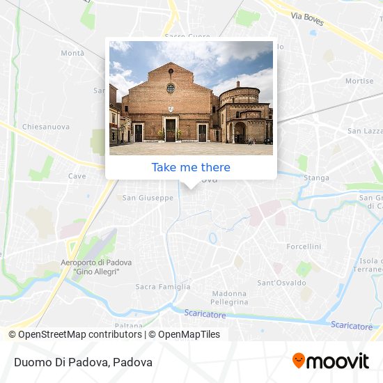 Duomo Di Padova map