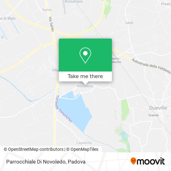 Parrocchiale Di Novoledo map