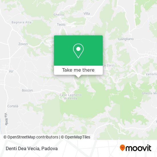 Denti Dea Vecia map