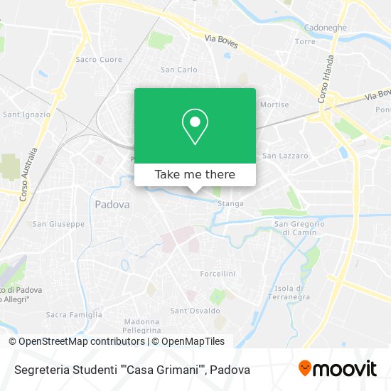 Segreteria Studenti ""Casa Grimani"" map
