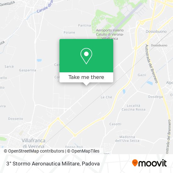 3° Stormo Aeronautica Militare map