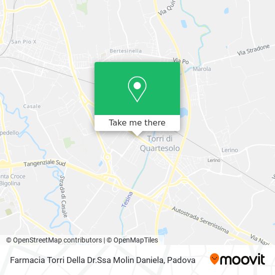 Farmacia Torri Della Dr.Ssa Molin Daniela map