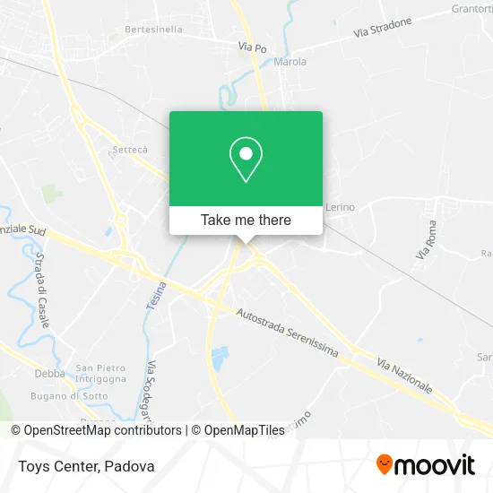 Toys Center map