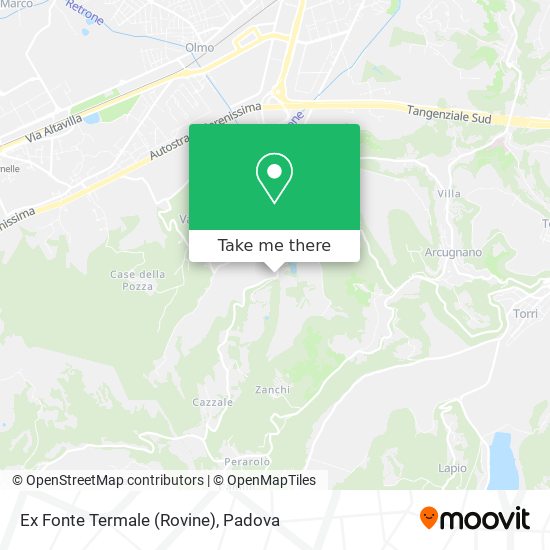 Ex Fonte Termale (Rovine) map
