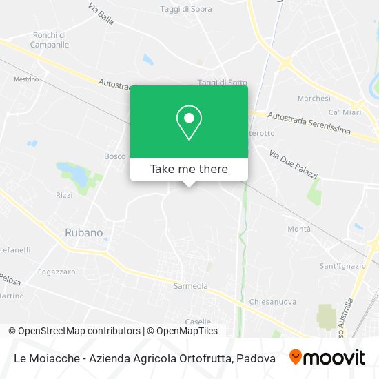 Le Moiacche - Azienda Agricola Ortofrutta map