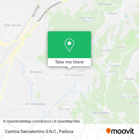 Cantina Sanvalentino S.N.C. map