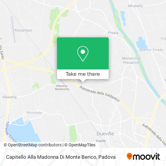 Capitello Alla Madonna Di Monte Berico map